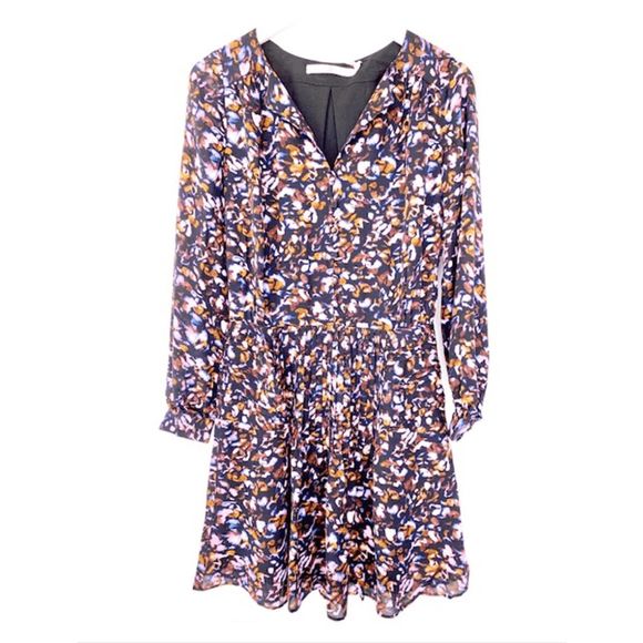 Marie Oliver NWT Vera Pleated Dress, Electric Flurry, Size Small, MSRP $398 - Picture 1 of 16